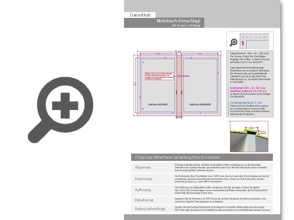 Product Bild notizbuch_din_a4_hoch__umschlag__hardcover_4_0-farbig__inhalt__192_karierte_inhaltsseiten